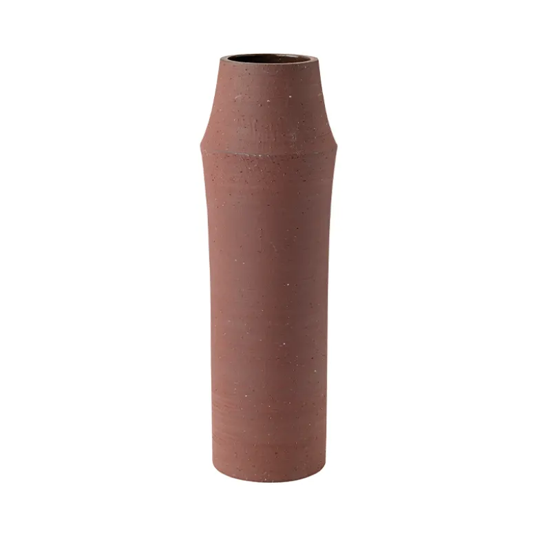 Knabstrup Keramik clay vase terracotta H 32 cm