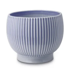 Knabstrup Keramik Ripple urtepotteskjuler lavendel H 14.5 cm