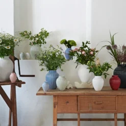 Knabstrup Keramik Ripple vase lavendel H 12,5 cm