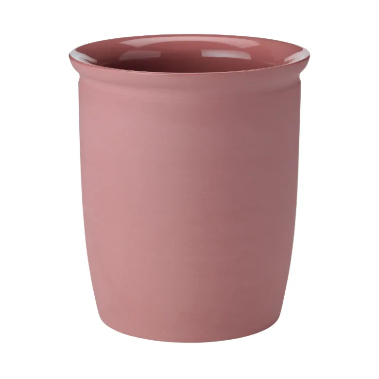 Knabstrup Keramik syltekrukke rosa 1 liter