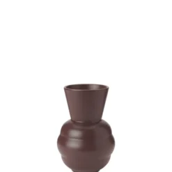 Knabstrup Keramik Tortus Archie vase No1 bordeaux H 21 cm