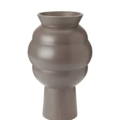 Knabstrup Keramik Tortus Archie vase No4 mørkegrå H 37 cm