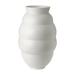 Knabstrup Keramik Tortus Archie vase No5 hvid H 41,5 cm
