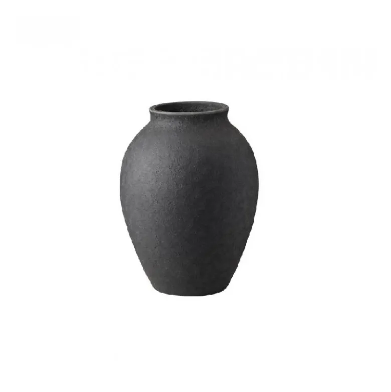 Knabstrup vase antracitgrå 12,5 cm