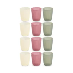 Krus 4 stk. 32 cl i assorterede farver