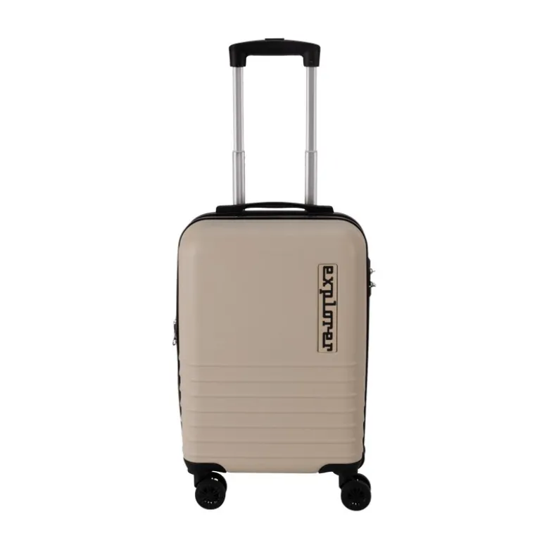 Kuffertsæt i beige 2 stk. 67 liter og 39 liter