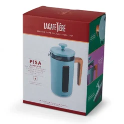 LaCafetiére Pisa stempelkande himmelblå 1 liter