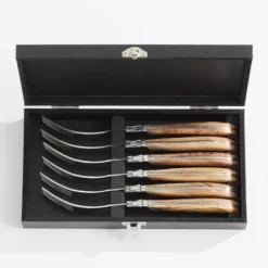 Laguiole by HÂWS steakgafler oliventræ 6 stk.