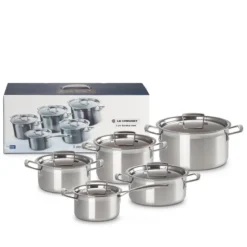 Le Creuset grydesæt 5 dele rustfrit stål