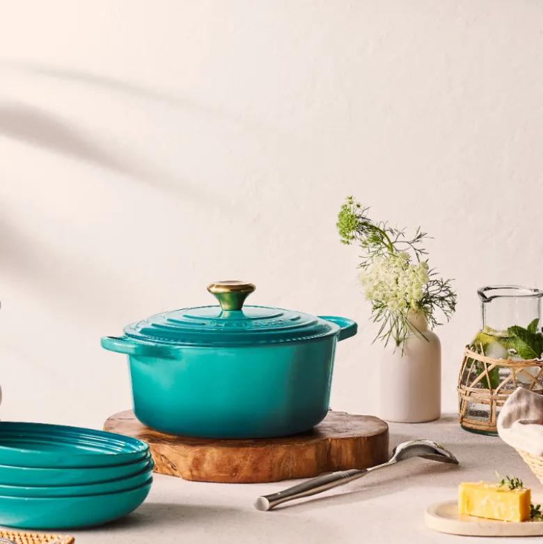 Le Creuset Signature pastatallerken 22 cm Bleu Riviera