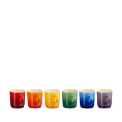 Le Creuset Signature Rainbow kaffekrus stentøj 20 cl 6 stk.