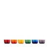 Le Creuset Signature Rainbow mini rameki stentøj Ø 7,8 cm 6 stk.