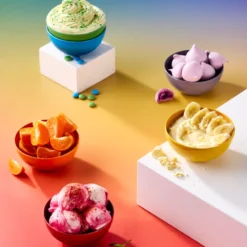 Le Creuset Signature Rainbow snackskåle stentøj Ø 12 cm 6 stk.