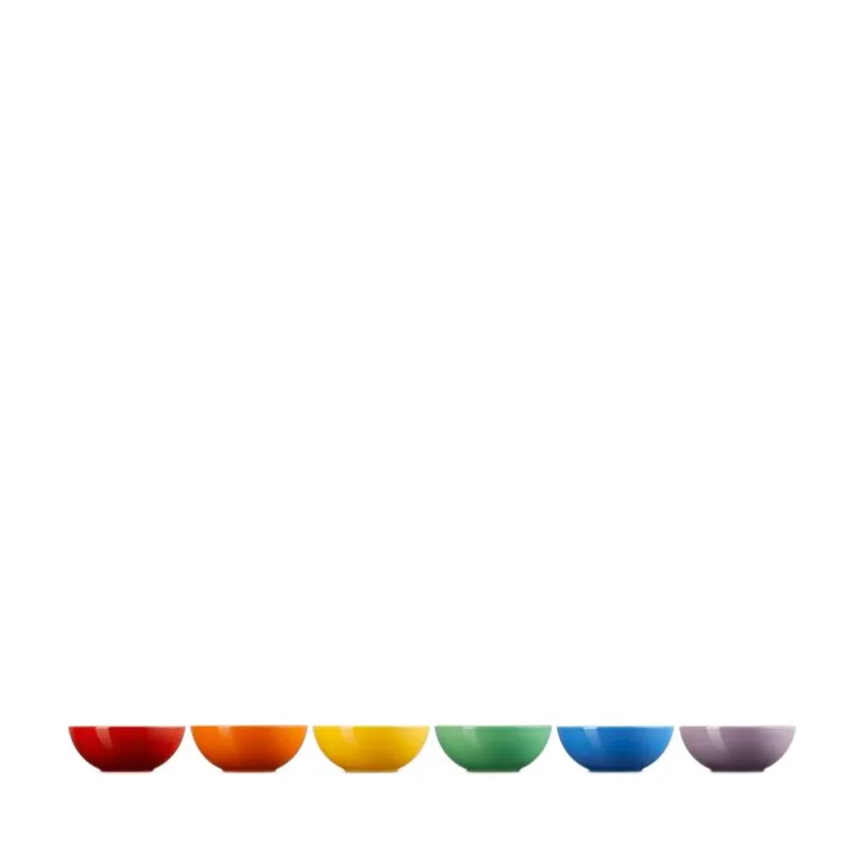 Le Creuset Signature Rainbow dyb tallerken stentøj Ø 16 cm 6 stk.