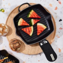Le Creuset Signature støbejern grillpande 26 cm matte black