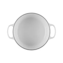 Le Creuset Signature støbejern rund gryde Ø 24 cm white