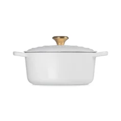 Le Creuset Signature støbejern rund gryde Ø 24 cm white