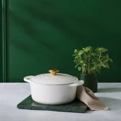 Le Creuset Signature støbejern rund gryde Ø 24 cm white