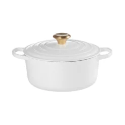 Le Creuset Signature støbejern rund gryde Ø 24 cm white
