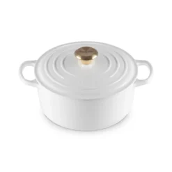 Le Creuset Signature støbejern rund gryde Ø 24 cm white