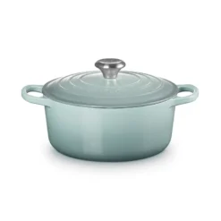 Le Creuset Signature støbejern rund gryde Ø 24 cm sea salt