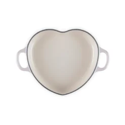 Le Creuset Signature støbejern hjertebuffetgryde med hjerteformet knop Ø 20 cm shell pink