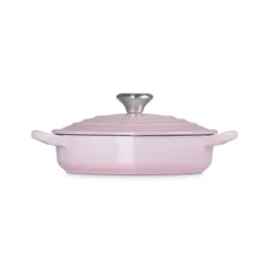 Le Creuset Signature støbejern hjertebuffetgryde med hjerteformet knop Ø 20 cm shell pink
