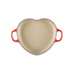 Le Creuset Signature støbejern hjertebuffetgryde med hjerteformet knop Ø 20 cm cerise