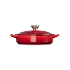 Le Creuset Signature støbejern hjertebuffetgryde med hjerteformet knop Ø 20 cm cerise