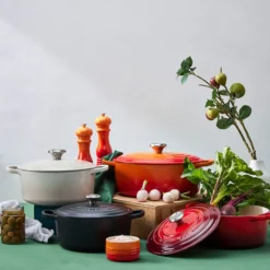 Le Creuset Signature støbejerns rund gryde 22 cm matte black