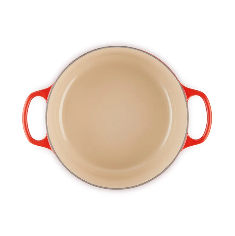 Le Creuset Signature støbejern rund gryde Ø 24 cm cerise