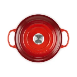Le Creuset Signature støbejern rund gryde Ø 24 cm cerise