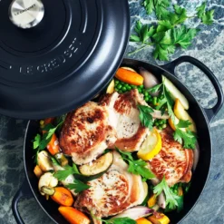 Le Creuset Signature støbejern buffetgryde Ø 30 cm matte black