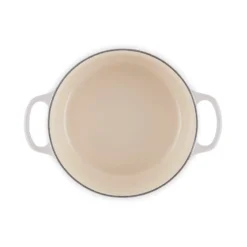 Le Creuset Signature støbejern rund gryde Ø 24 cm shell pink
