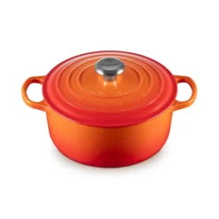 Le Creuset Signature støbejern rund gryde Ø 24 cm volcanic