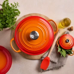 Le Creuset Signature støbejern rund gryde Ø 24 cm volcanic
