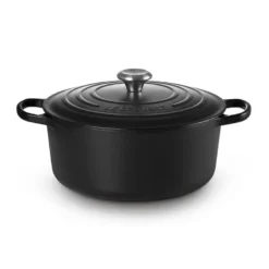 Le Creuset Signature støbejern rund gryde Ø 28 cm matte black