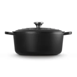 Le Creuset Signature støbejern rund gryde Ø 28 cm matte black