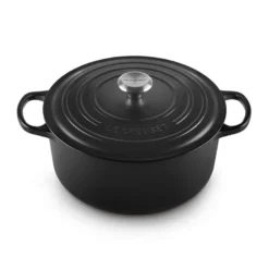 Le Creuset Signature støbejern rund gryde Ø 28 cm matte black