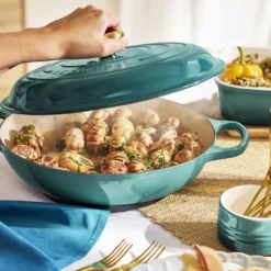 Le Creuset Signature støbejern buffetgryde Ø 30 cm bleu riviera