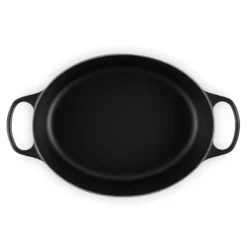 Le Creuset Signature støbejern oval gryde Ø 31 cm matte black