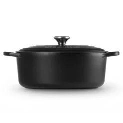 Le Creuset Signature støbejern oval gryde Ø 31 cm matte black
