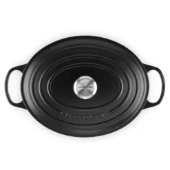 Le Creuset Signature støbejern oval gryde Ø 31 cm matte black