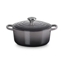 Le Creuset Signature støbejern rund gryde Ø 24 cm flint