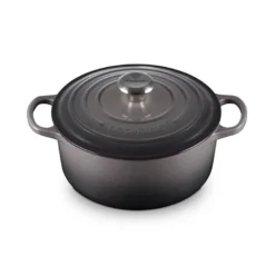 Le Creuset Signature støbejern rund gryde Ø 24 cm flint