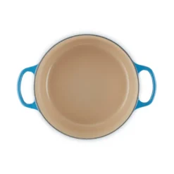 Le Creuset Signature støbejern rund gryde Ø 24 cm azure
