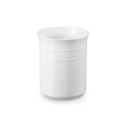 Le Creuset Signature stentøj bestik- og redskabskrukke White
