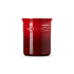 Le Creuset Signature stentøj bestik- og redskabskrukke Cerise