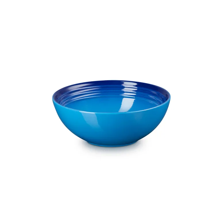 Le Creuset Signature stentøj dyb tallerken 16cm Azure