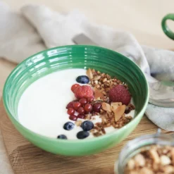 Le Creuset Signature stentøj dyb tallerken 16 cm Bamboo